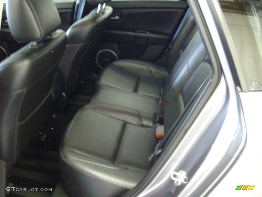 2006 MAZDA3 s Grand Touring Hatchback - Titanium Gray Metallic / Black photo #16