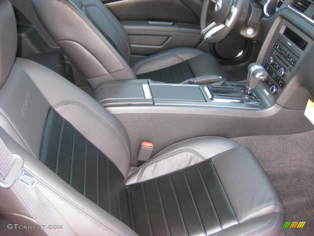 2011 Mustang GT Premium Coupe - Ebony Black / Charcoal Black photo #16