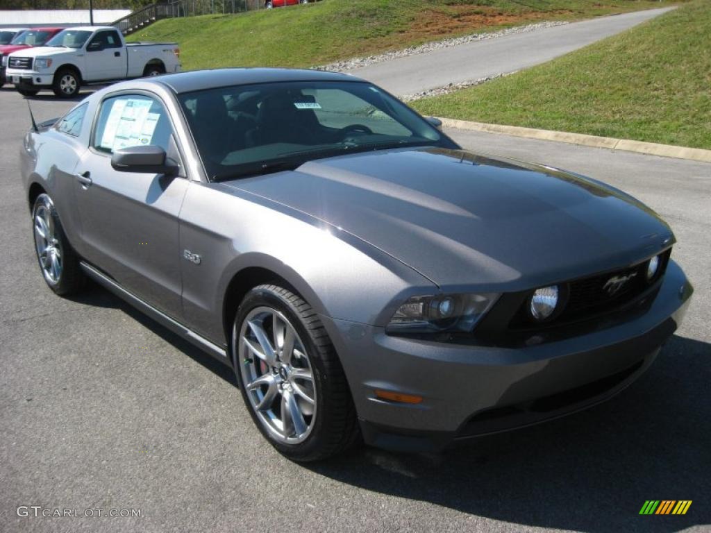 2011 Mustang GT Premium Coupe - Sterling Gray Metallic / Charcoal Black photo #4