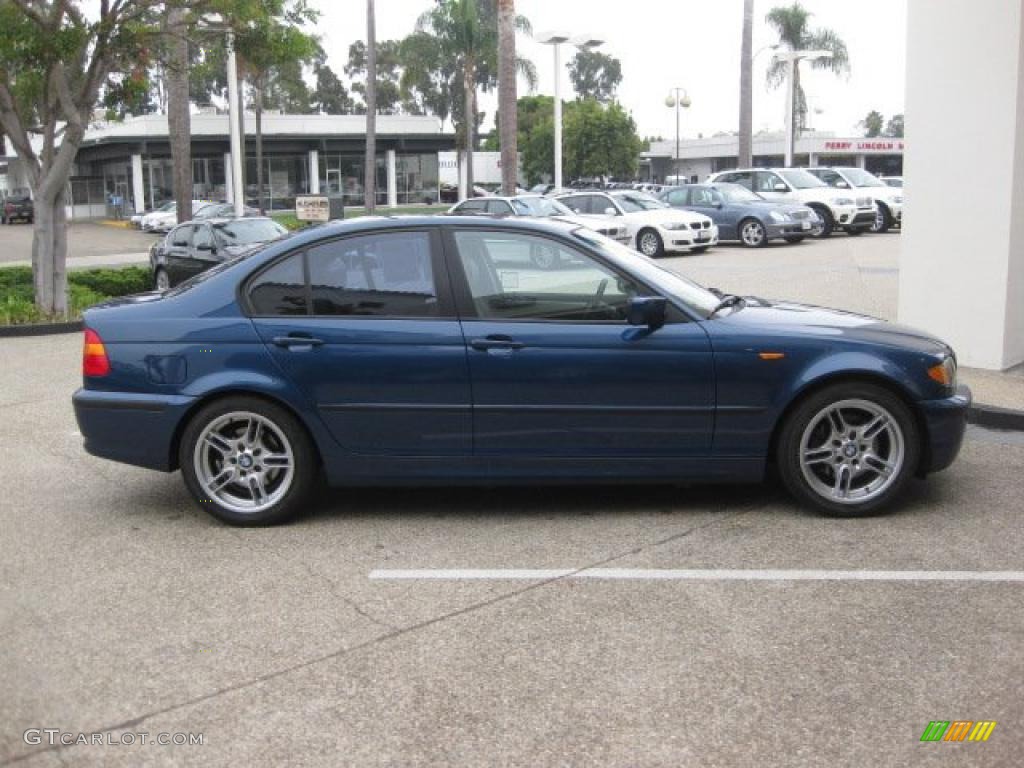 2003 3 Series 325i Sedan - Mystic Blue Metallic / Black photo #3