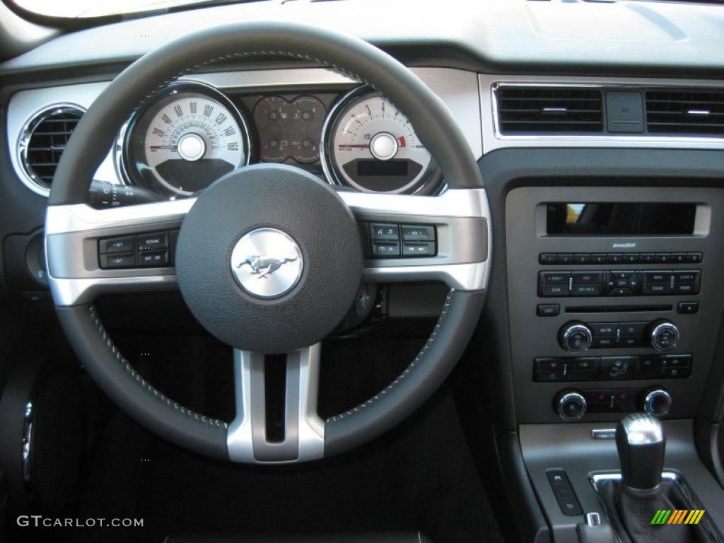 2011 Mustang GT Premium Coupe - Sterling Gray Metallic / Charcoal Black photo #19