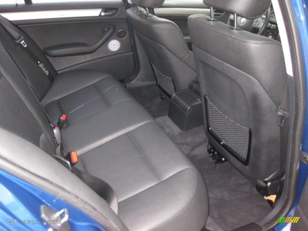 Black Interior 2003 BMW 3 Series 325i Sedan Photo #38281088