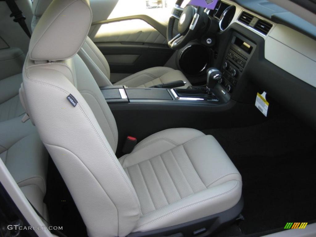 2011 Mustang V6 Premium Coupe - Kona Blue Metallic / Stone photo #16