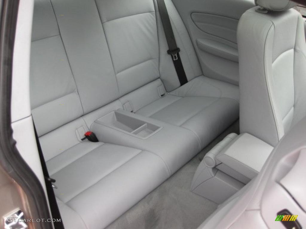 Grey Interior 2008 BMW 1 Series 128i Coupe Photo #38281716