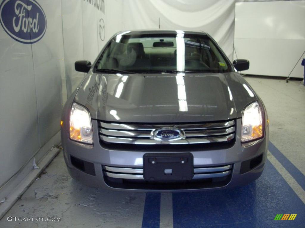 2007 Fusion S - Tungsten Grey Metallic / Light Stone photo #2