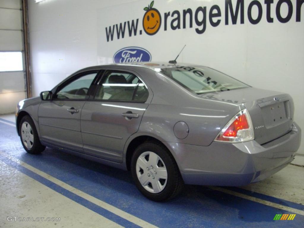 2007 Fusion S - Tungsten Grey Metallic / Light Stone photo #4