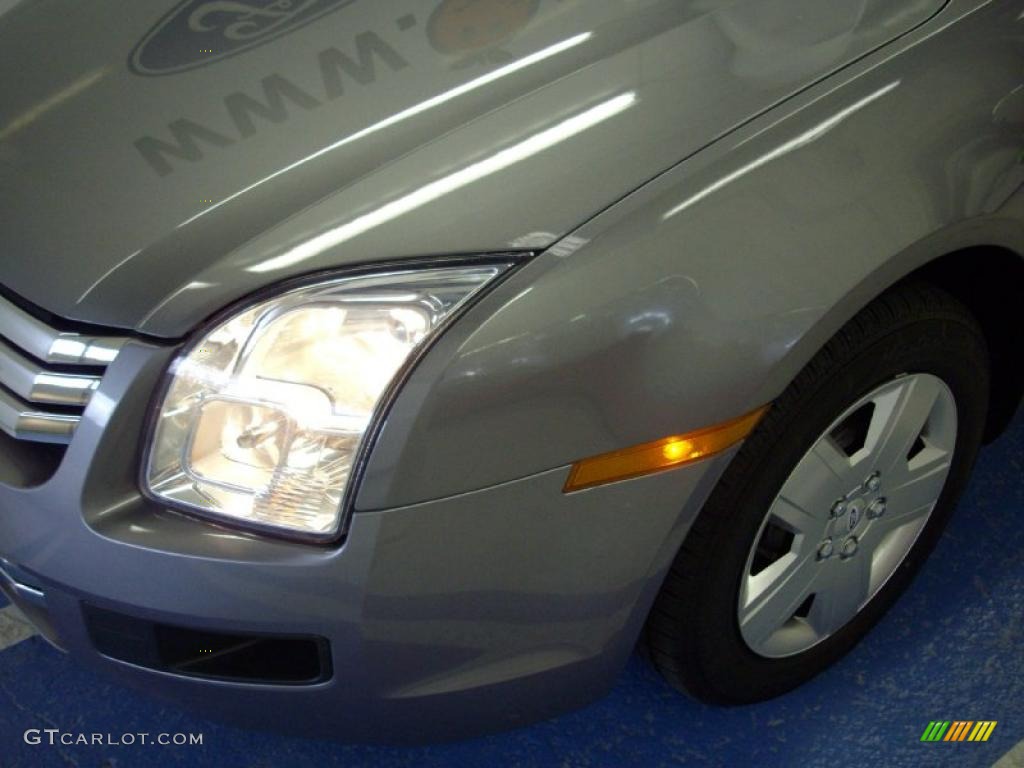 2007 Fusion S - Tungsten Grey Metallic / Light Stone photo #6