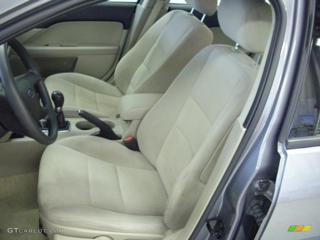 2007 Fusion S - Tungsten Grey Metallic / Light Stone photo #9