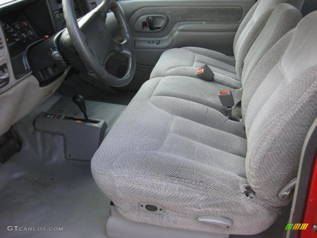 Gray Interior 1995 Chevrolet C/K K1500 Extended Cab 4x4 Photo #38282412