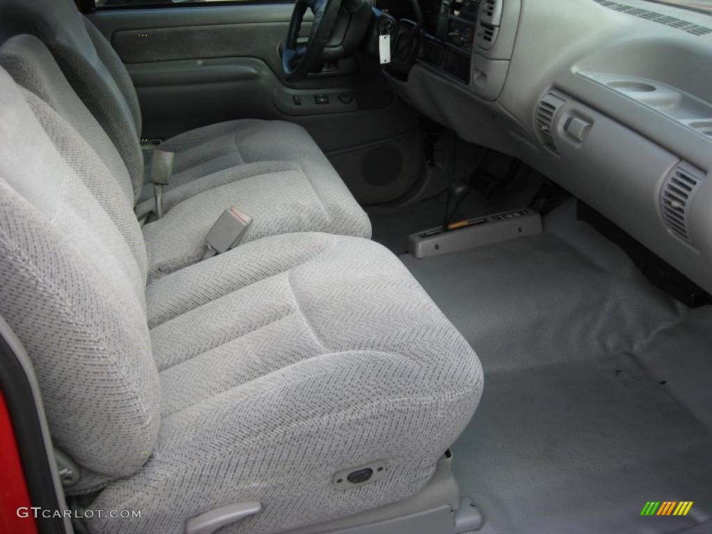 Gray Interior 1995 Chevrolet C/K K1500 Extended Cab 4x4 Photo #38282476