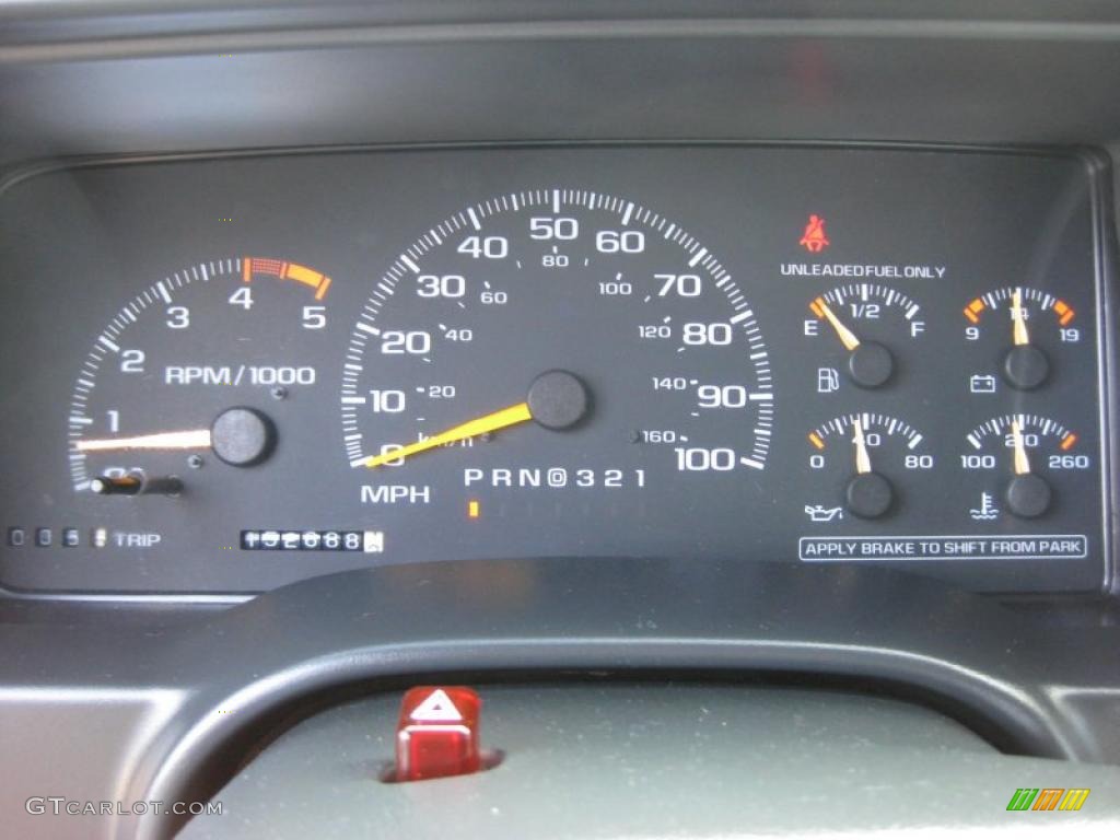 1995 Chevrolet C/K K1500 Extended Cab 4x4 Gauges Photos