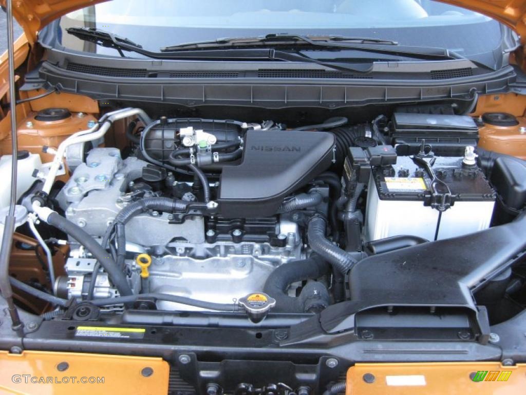2008 Nissan Rogue S Engine Photos