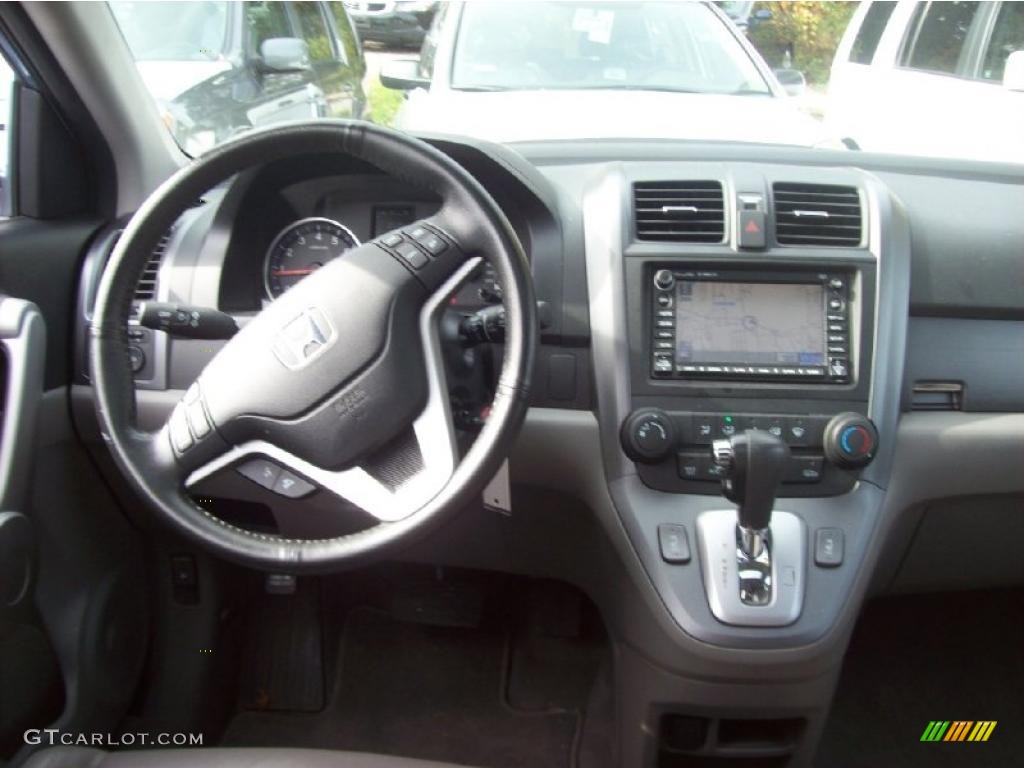 2007 Honda CR-V EX-L 4WD Gray Dashboard Photo #38283636