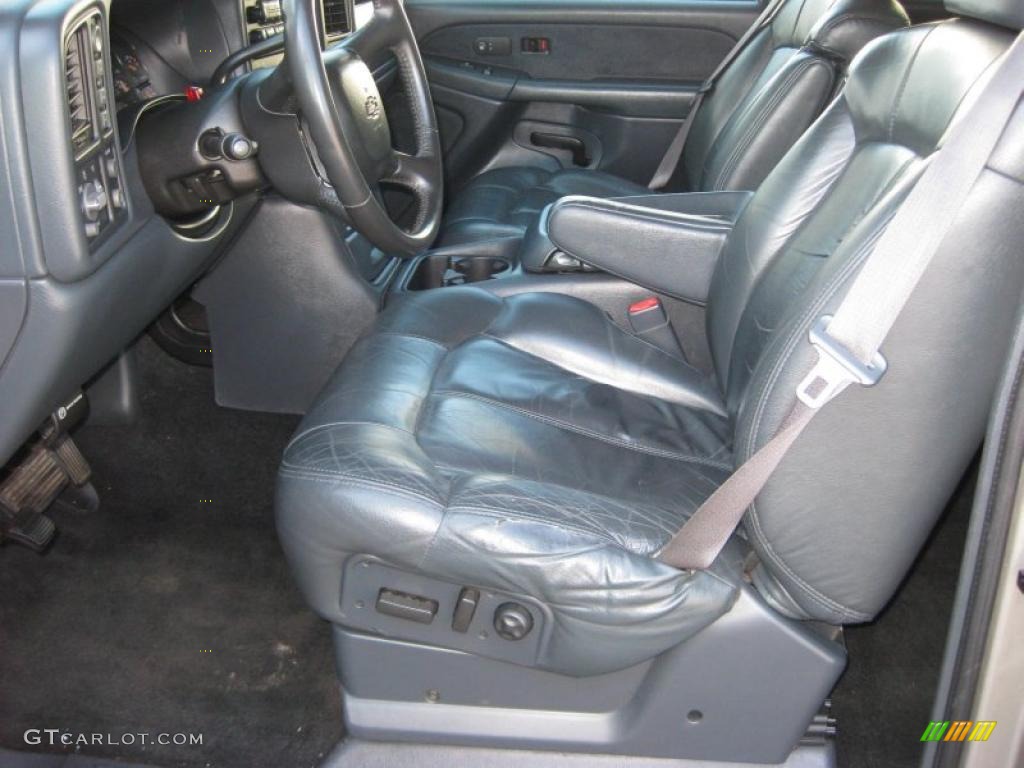 Graphite Gray Interior 2002 Chevrolet Silverado 1500 LT Extended Cab 4x4 Photo #38284088