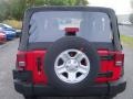 2011 Flame Red Jeep Wrangler Sport 4x4  photo #10