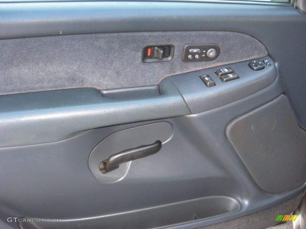 Graphite Gray Interior 2002 Chevrolet Silverado 1500 LT Extended Cab 4x4 Photo #38284120