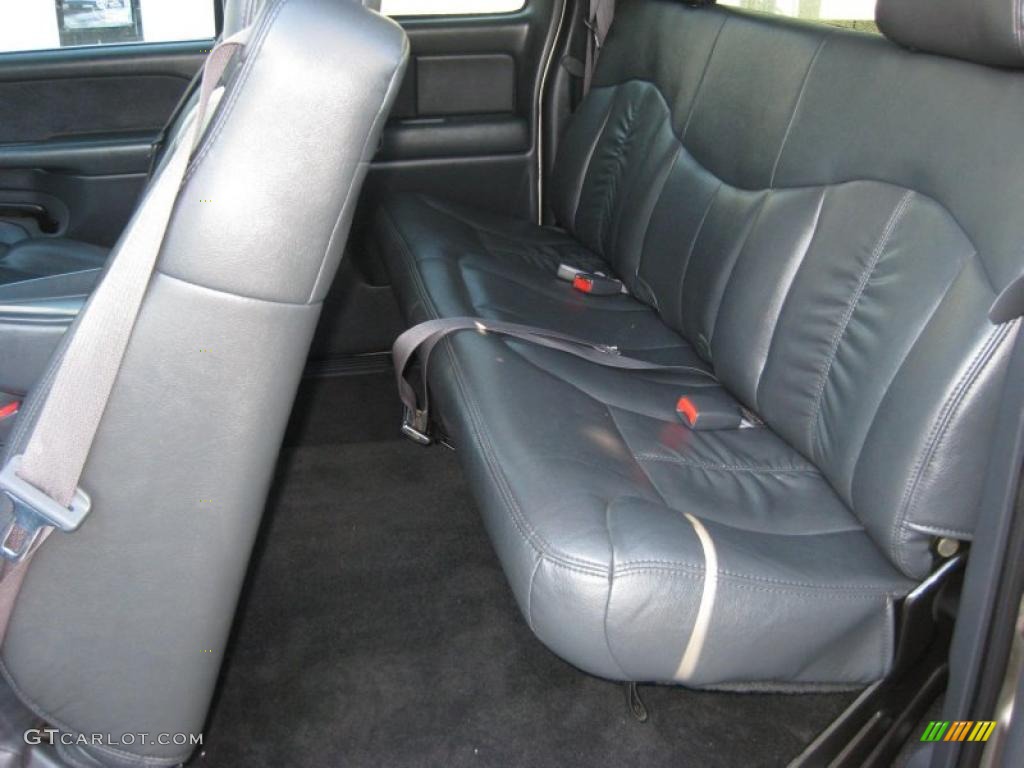 Graphite Gray Interior 2002 Chevrolet Silverado 1500 LT Extended Cab 4x4 Photo #38284136
