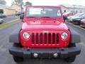 2011 Flame Red Jeep Wrangler Sport 4x4  photo #14