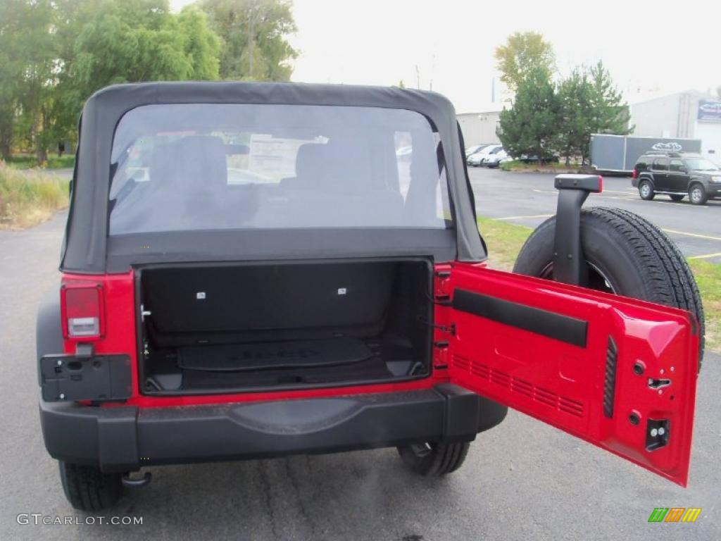 2011 Wrangler Sport 4x4 - Flame Red / Black photo #18