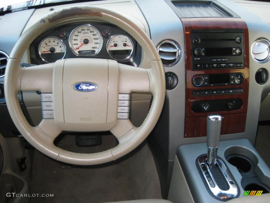 2006 F150 Lariat SuperCrew 4x4 - Bright Red / Tan photo #26