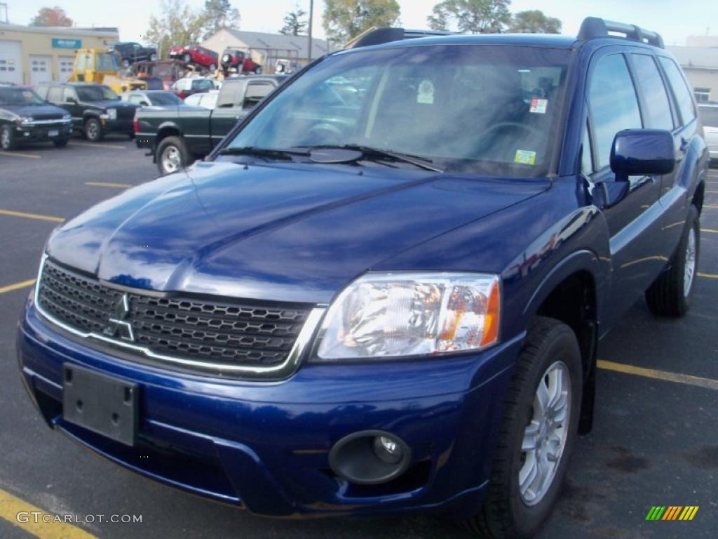 2010 Endeavor LS - Maizen Blue Pearl / Black photo #1