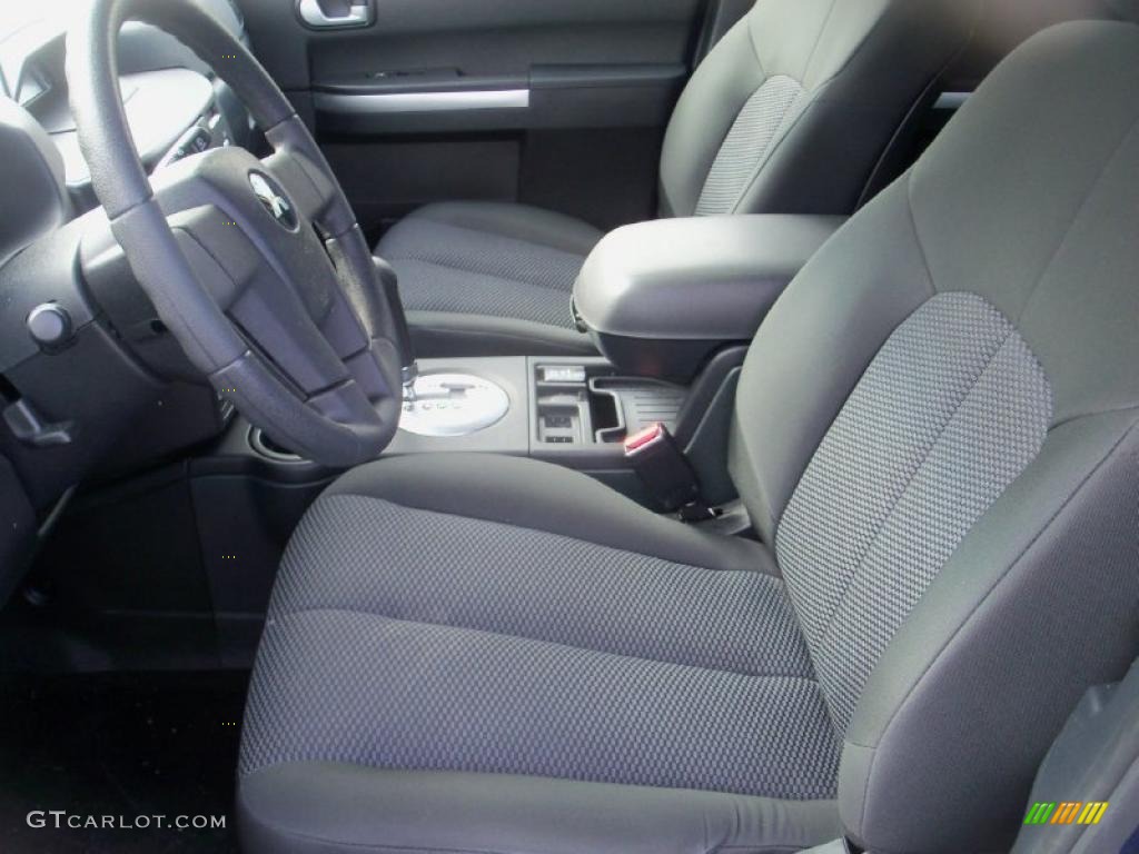 Black Interior 2010 Mitsubishi Endeavor LS Photo #38284788