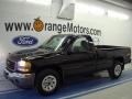 2006 Onyx Black GMC Sierra 1500 Regular Cab 4x4  photo #1