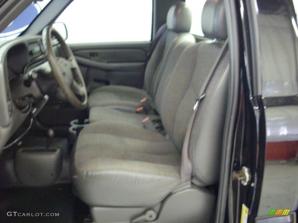 2006 Sierra 1500 Regular Cab 4x4 - Onyx Black / Dark Pewter photo #11