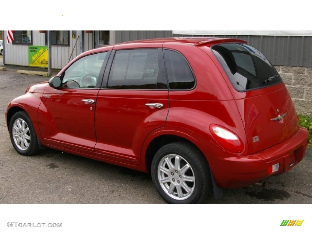 2006 PT Cruiser Limited - Inferno Red Crystal Pearl / Pastel Slate Gray photo #11