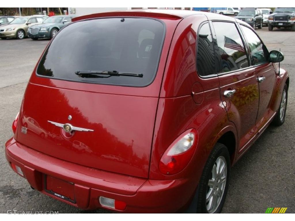 2006 PT Cruiser Limited - Inferno Red Crystal Pearl / Pastel Slate Gray photo #13