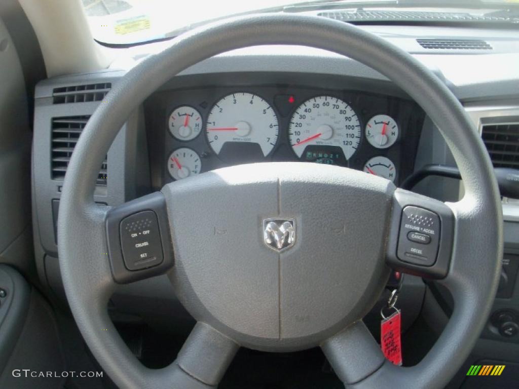 2008 Ram 1500 Big Horn Edition Quad Cab 4x4 - Electric Blue Pearl / Medium Slate Gray photo #7