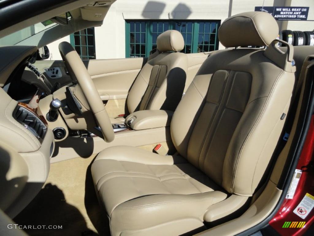 Caramel Interior 2007 Jaguar XK XK8 Convertible Photo #38287004