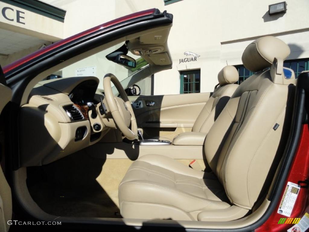 Caramel Interior 2007 Jaguar XK XK8 Convertible Photo #38287020