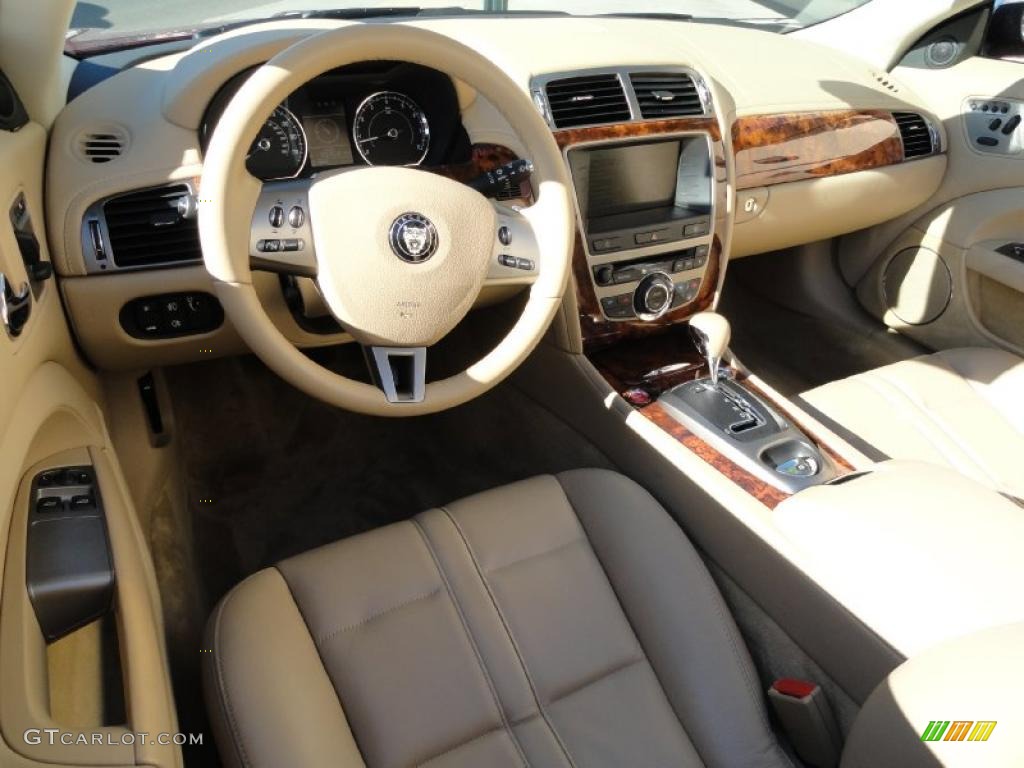 2007 Jaguar XK XK8 Convertible Caramel Dashboard Photo #38287040