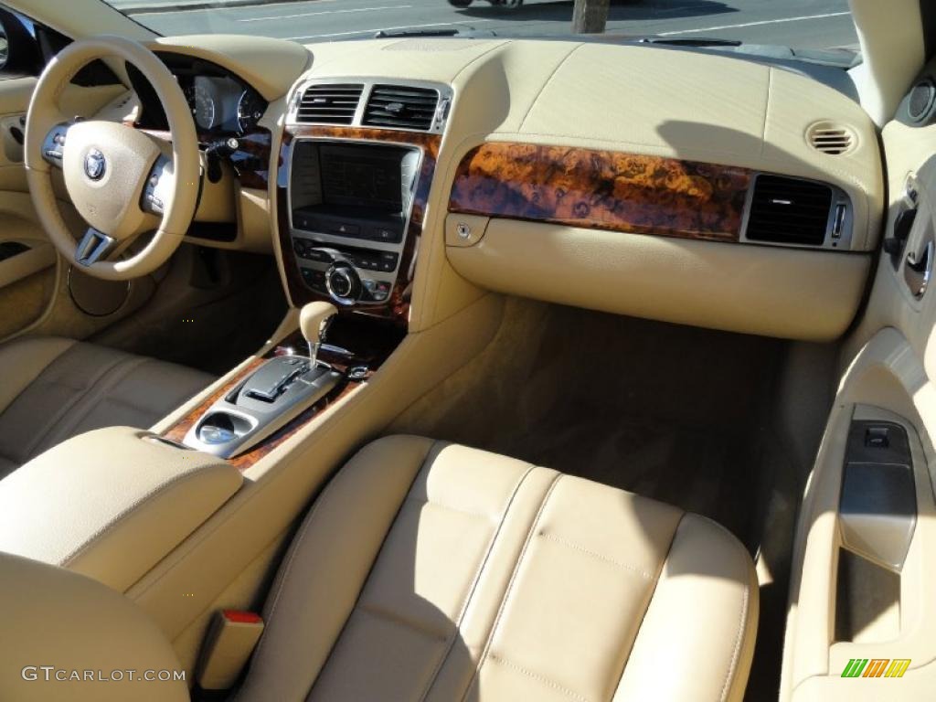 2007 Jaguar XK XK8 Convertible Caramel Dashboard Photo #38287124