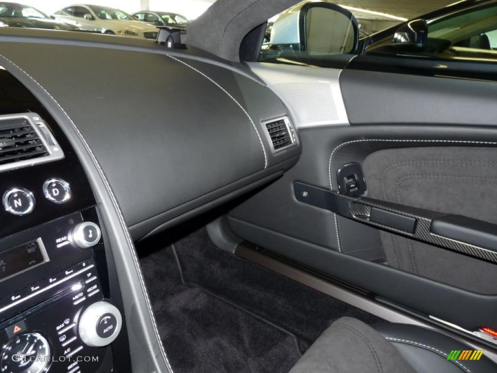 Obsidian Black Interior 2011 Aston Martin DBS Coupe Photo #38288028