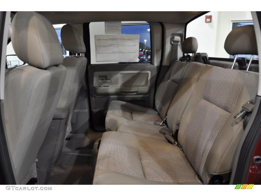 Dark Khaki/Medium Khaki Interior 2011 Dodge Dakota Big Horn Crew Cab Photo #38288294
