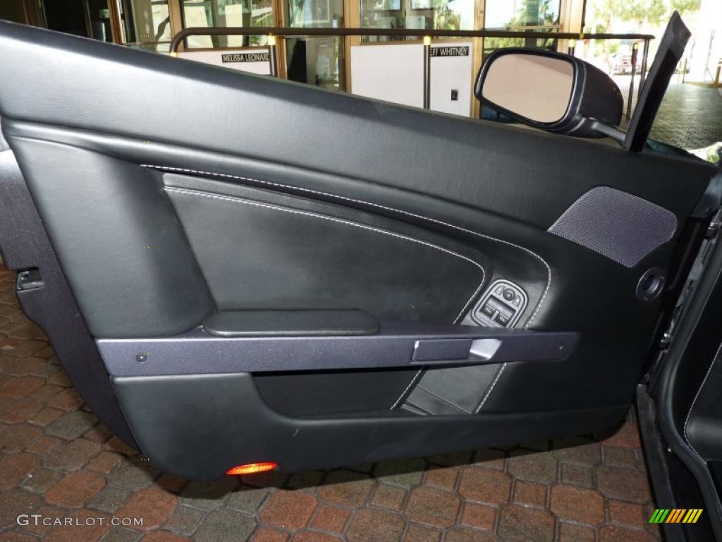 Obsidian Black Interior 2007 Aston Martin V8 Vantage Coupe Photo #38288873