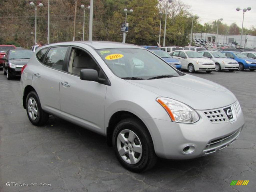 Silver Ice 2010 Nissan Rogue S AWD Exterior Photo #38289117