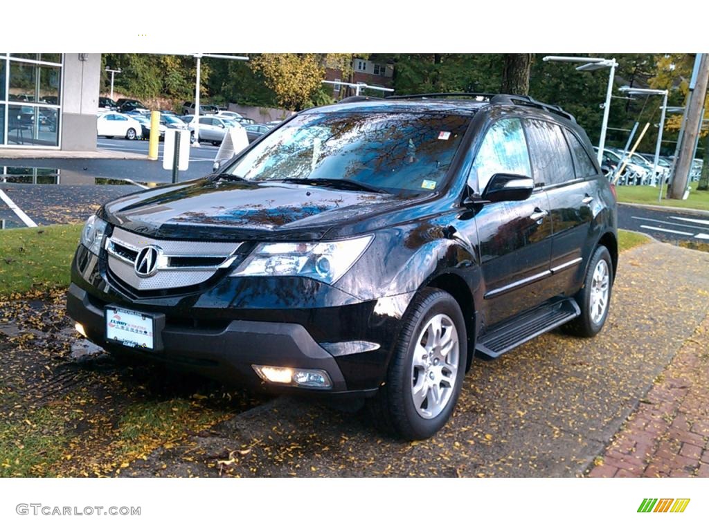 Formal Black 2009 Acura MDX Technology Exterior Photo #38289853