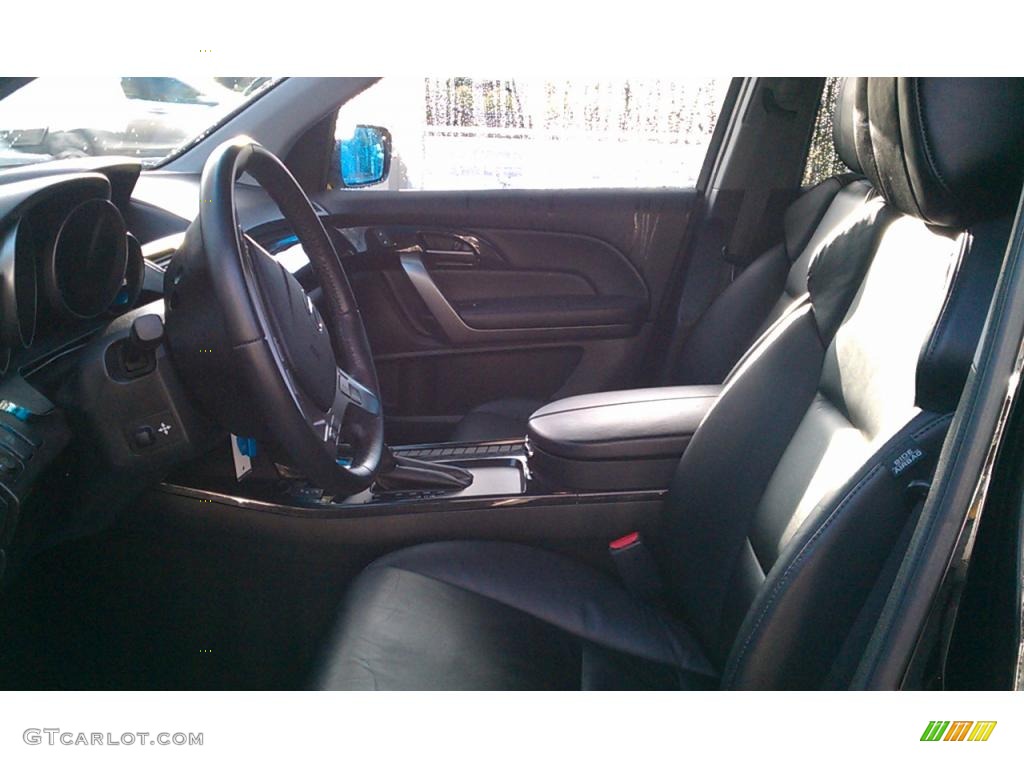 Ebony Interior 2009 Acura MDX Technology Photo #38290269