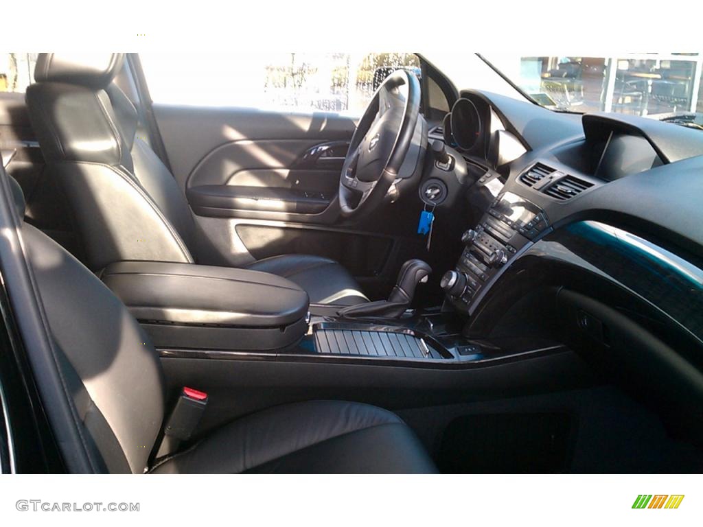 Ebony Interior 2009 Acura MDX Technology Photo #38290341