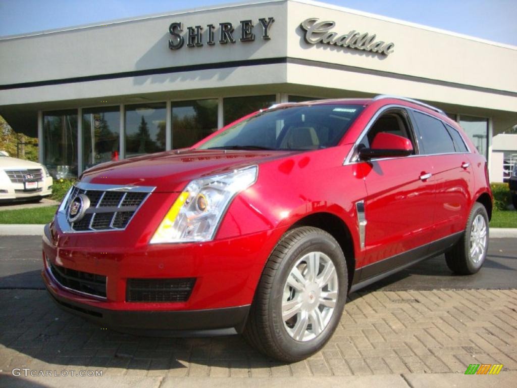 2011 SRX FWD - Crystal Red Tintcoat / Shale/Brownstone photo #1