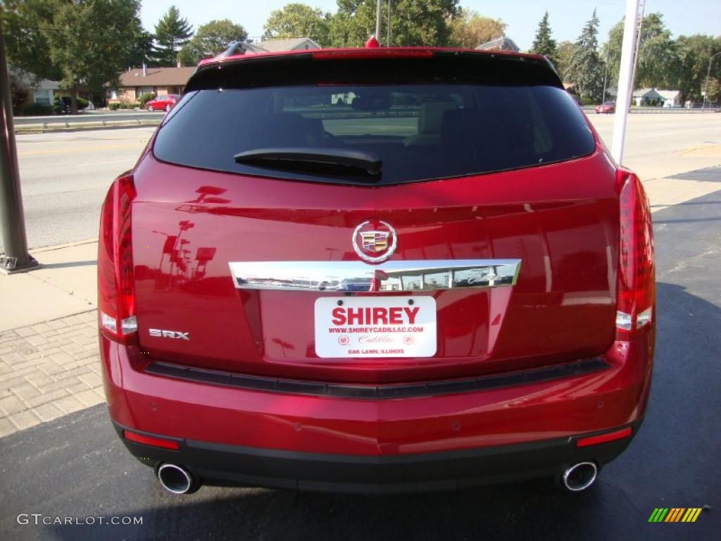 2011 SRX FWD - Crystal Red Tintcoat / Shale/Brownstone photo #5