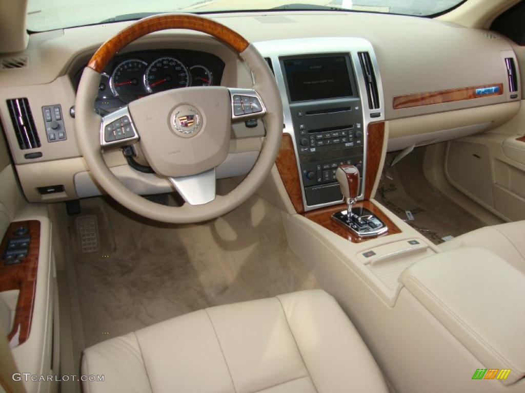 2011 Cadillac STS 4 V6 AWD Cashmere/Dark Cashmere Dashboard Photo #38292373