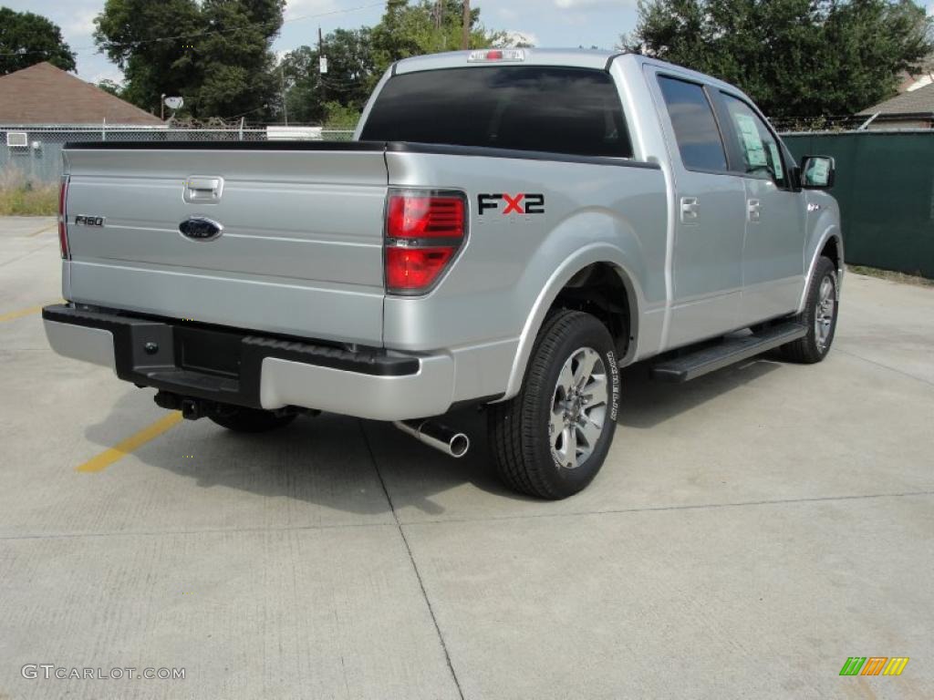 2010 F150 FX2 SuperCrew - Ingot Silver Metallic / Black photo #3