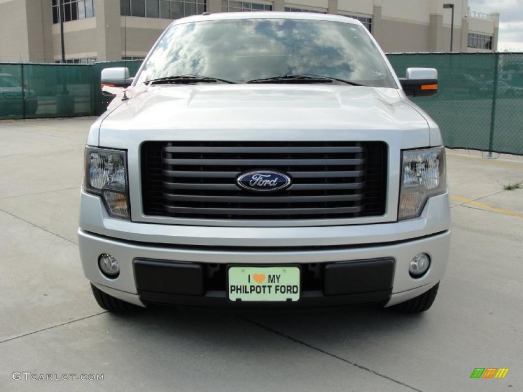 2010 F150 FX2 SuperCrew - Ingot Silver Metallic / Black photo #8