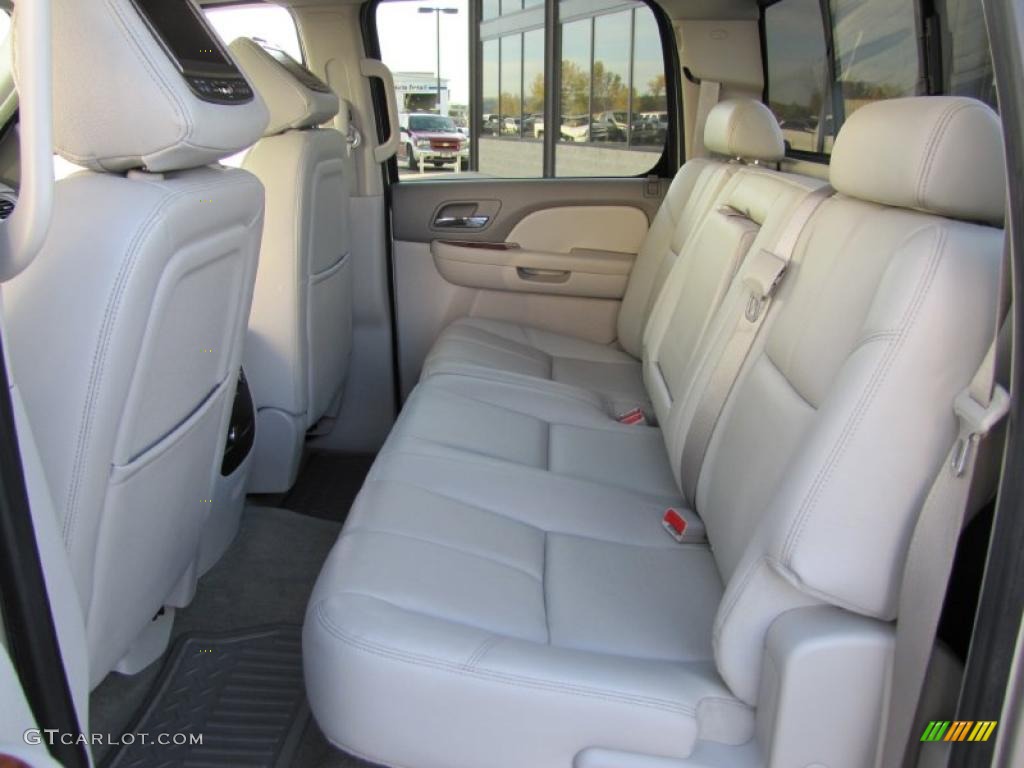 Dark Titanium/Light Titanium Interior 2008 GMC Sierra 3500HD SLT Crew Cab 4x4 Photo #38292966