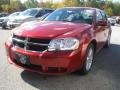 2010 Inferno Red Crystal Pearl Dodge Avenger Express  photo #1