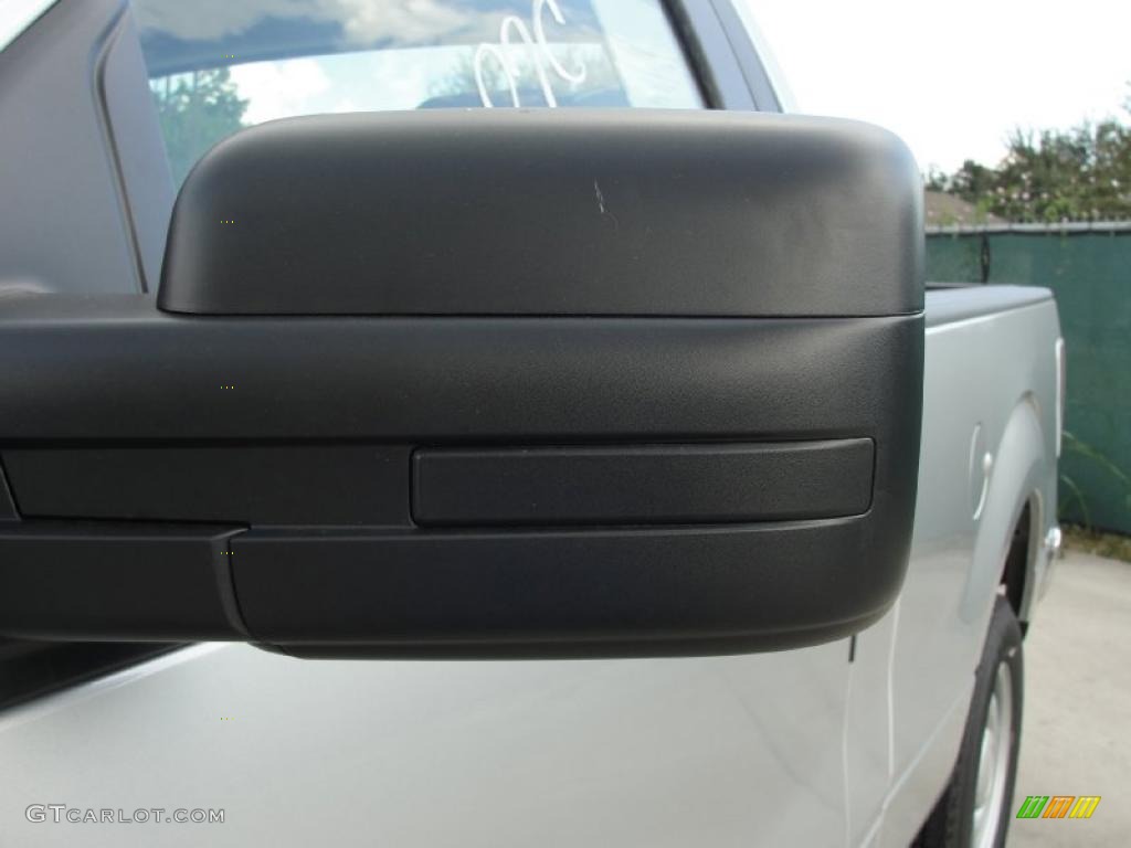 2010 F150 XL Regular Cab - Ingot Silver Metallic / Medium Stone photo #11